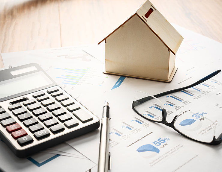 Credit score report for mortgage qualification